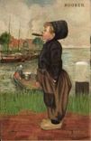 VINTAGE POSTCARD Fantasy Tobacco Child Rooker Cigar