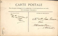 VINTAGE POSTCARD Attelage Centers France Bourbonnais Coach