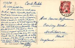 VINTAGE POSTCARD Basque Coach Oxen