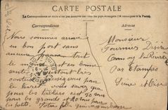 VINTAGE POSTCARD Attelage Goats has Swiss court black Zoological gardens Paris