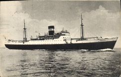 CPA Bateau Paquebot Cie de Navigation Mixte Algerie Tunisie Djebel Dira 