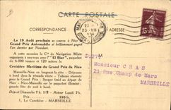 VINTAGE POSTCARD Boat Steamer El Biat Co of Navigation Mixed Co Touache