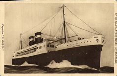 CPA Bateau Paquebot El Golea Cie de Navigation Mixte