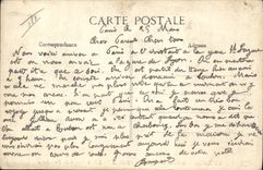 VINTAGE POSTCARD Boat Steamer France Dining room Le Havre