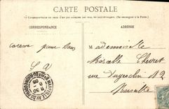 VINTAGE POSTCARD Fantasy Woman April