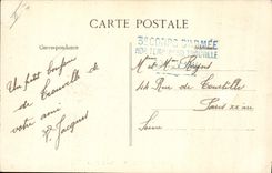 VINTAGE POSTCARD Fantasy Woman Bathing suit Deauville On the beach