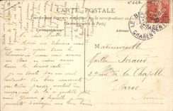 VINTAGE POSTCARD Ass Mule Ile de Ré the ass in breeches Departure for fields TOP