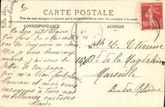 CPA Ane Mule Paysannes se rendant a la ville 