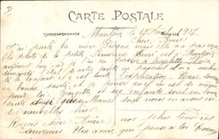 CPA Ane Mule Normandie La laitiere Viroise 