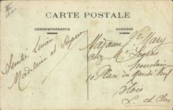 VINTAGE POSTCARD Ane Mule Pornichet Promenade has asses on the beach