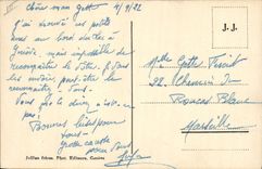 VINTAGE POSTCARD Ass Mule Four asses