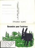 CPA Ane Mule Barometre pour l'exterieur