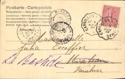 CPA Fantaisie Illustrateur Femme Cochon Porc