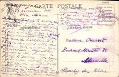 VINTAGE POSTCARD Militaria military Expressions To install the Gruyeres