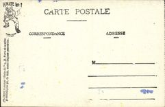 CPA Militaria Halte la 