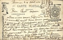 VINTAGE POSTCARD Militaria the Ready Saint