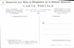 CPA Militaria Bons de la Defense Nationale 