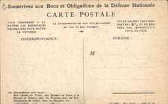 CPA Militaria Bons de la Defense Nationale 