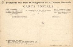 CPA Militaria Bons de la Defense Nationale 