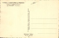 CPA Folklore Charles Homualk Le Faouet