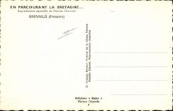 CPA Folklore Charles Homualk Brennilis Femme Enfant