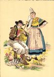 CPA Folklore Bretagne