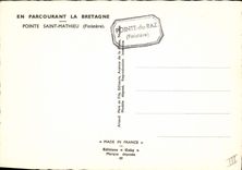 CPA Folklore Charles Homualk Pointe Saint Mathieu