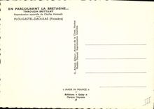 CPA Folklore Charles Homualk Plougastel Daoulas Femme Enfant