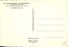 CPA Folklore Charles Homualk Vannes