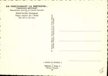 CPA Folklore Charles Homualk Pont-Aven Vieux moulin sur l'Aven 