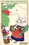 CPA Folklore Bretagne 