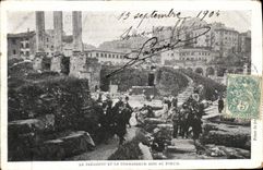 VINTAGE POSTCARD President of the Republic and the commander Profit with the forum