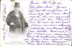 VINTAGE POSTCARD Georges Favon Adviser of State and national adviser 1843 1902