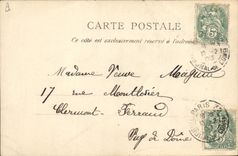 VINTAGE POSTCARD Mr. Amedee Humbert Appointed protester of Metz Brother of old the Minister of Justice
