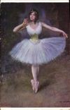 CPA Danse Carrier Belleuse Sur les pointes 