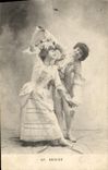 CPA Danse Le menuet 