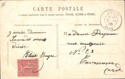 CPA Danse Le menuet 