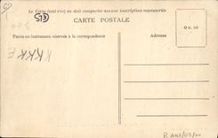 VINTAGE POSTCARD Coach Moors In the drill Put out of barrel of resin TOP