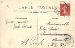 VINTAGE POSTCARD Vichy Coach the bridge of Vichy Bourbonnais Coach