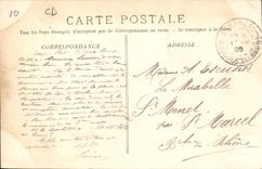 VINTAGE POSTCARD Vichy Coach Large Station-wagon of excursions Horses