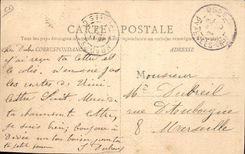 VINTAGE POSTCARD transporting Coach Cart of grass TOP