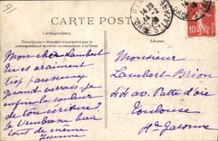 CPA Paris Crue de la Seine 29 janvier 1910 Gare Saint-Lazare Pompes d'epuisement