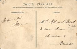 VINTAGE POSTCARD Surroundings of Nancy Liverdun Bridge on the canal Barge Boat