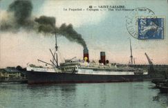 CPA Bateau Paquebot Saint-Nazaire Espagne 