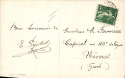 CPA Maillot de Bain Folklore Femme 