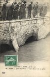CPA Ours Crue de la Seine Janvier 1910 Paris Jardin des plantes L'ours blanc 
