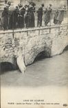 CPA Ours Crue de la Seine Janvier 1910 Paris Jardin des plantes L'ours blanc 