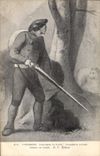 CPA Ours Pyrenees Chasseur d'ours Vallee d'Ossau Chasse