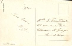 CPA Fantaisie Illustrateur Enfants Paques Poussins