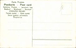 VINTAGE POSTCARD Fantasy Illustrator Landscape Mountain